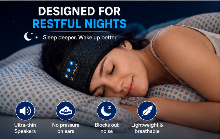 SNOOZLY Bluetooth Sleep Headband