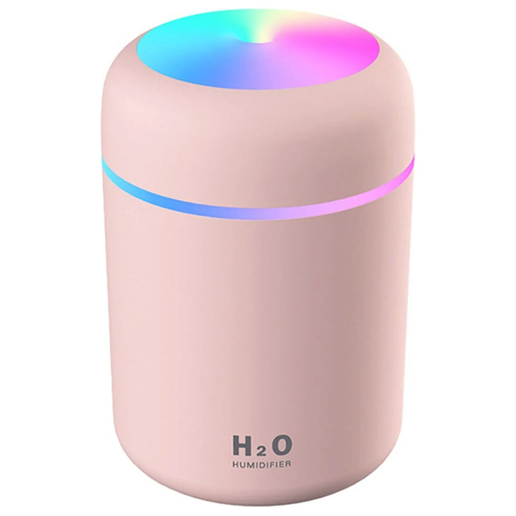 Portable Car Humidifier Colorful Cool Mini Humidifier, Usb Desktop Humidifier for Bedroom,Office Room, Car,Etc. Auto Shut-Off, 2 Mist Modes, Super Quiet., Gift