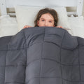 Kids Weighted Blanket 5Lbs, 36.2"X48.2" Toddler Weighted Blanket for Sleep & Calming, Breathable Heavy Blanket for Children, Gray