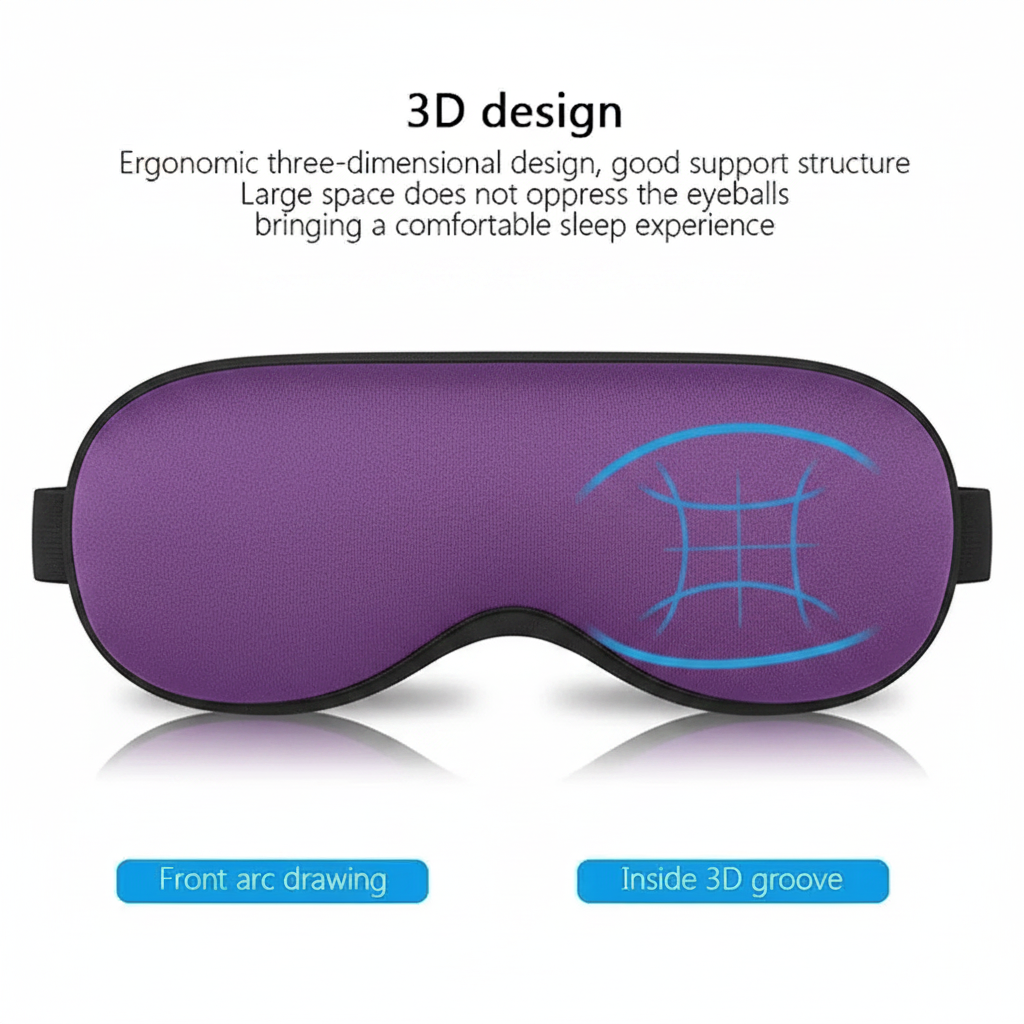 SNOOZLY 3D Contour Sleep Mask