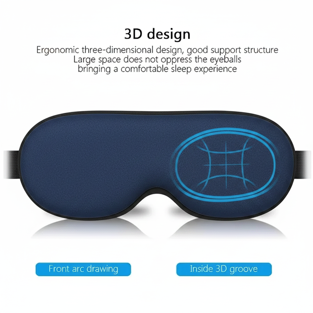 SNOOZLY 3D Contour Sleep Mask