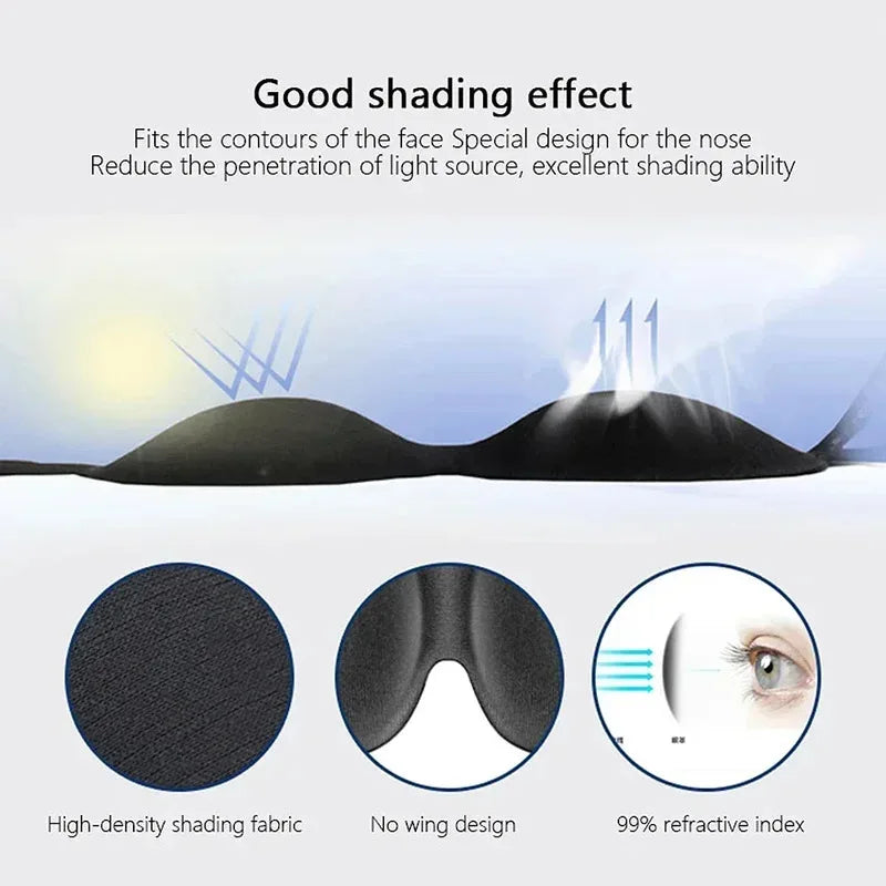 3D Shaped Sleep Facial Mask for Men and Women Eye Mask Sleep Comfort Eye Mask