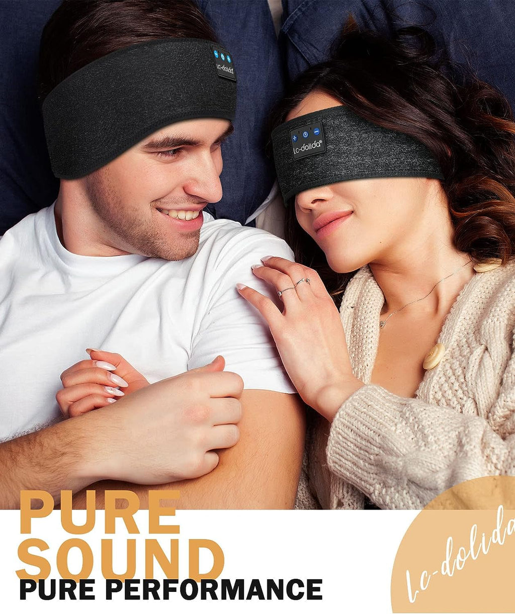 Sleep Headphones Headband Bluetooth 5.4, Headband Earphones Wireless with USB C Charge Port, Sleep Mask for Sleeping, Sports, Gifts, Workout, Jogging, Yoga, Insomnia, Air Travel, Meditation
