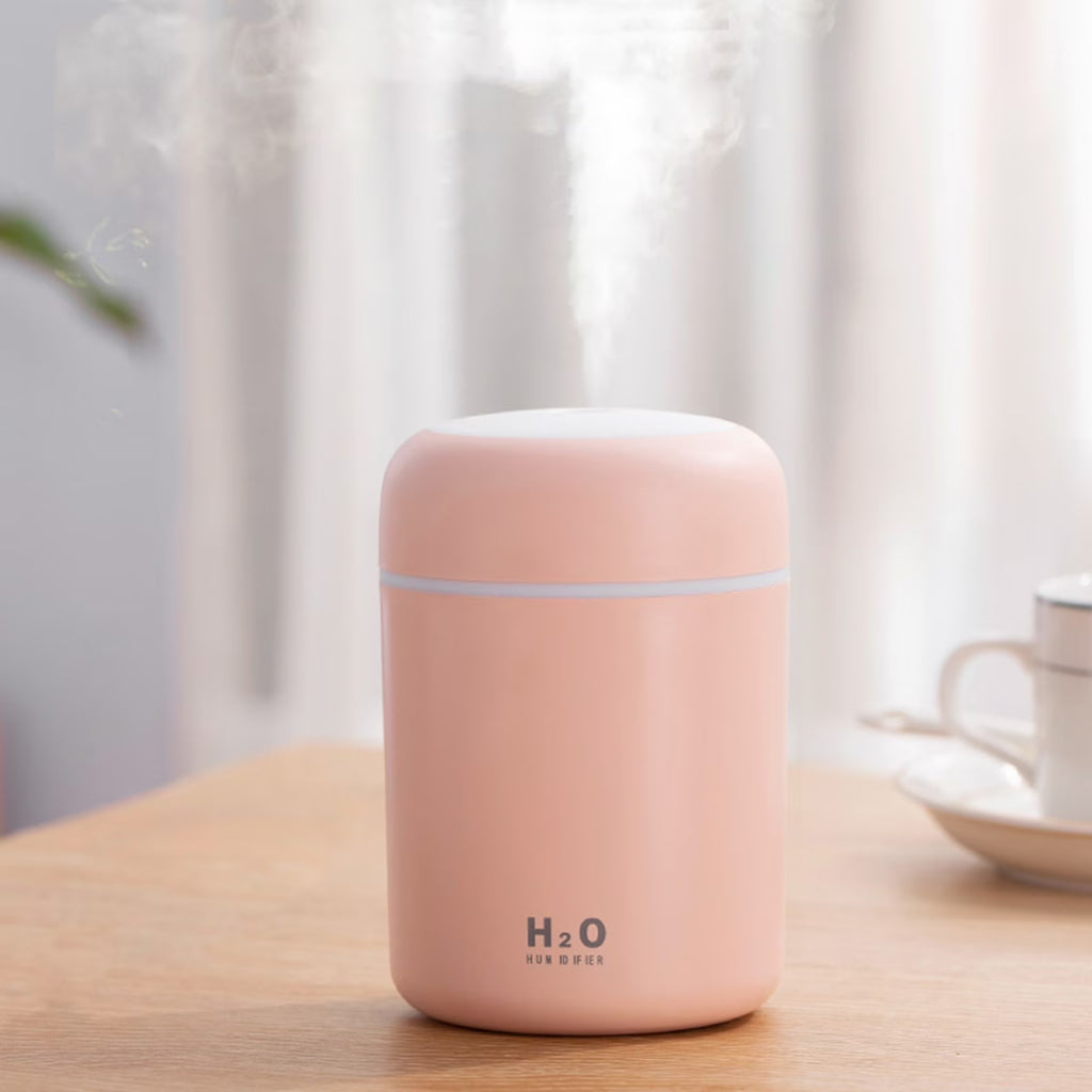 Portable Car Humidifier Colorful Cool Mini Humidifier, Usb Desktop Humidifier for Bedroom,Office Room, Car,Etc. Auto Shut-Off, 2 Mist Modes, Super Quiet., Gift